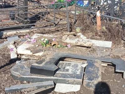 Неизвестные разгромили семейную могилу на кладбище в Батайске - privet-rostov.ru - Батайск