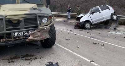 В Крыму русский бронемашина влетела в легковушку: есть пострадавшие - tsn.ua - Крым