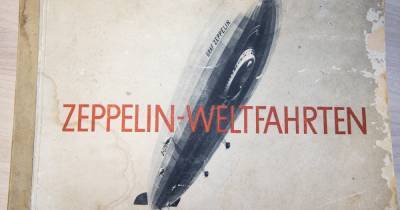 На чердаке дома в Калининграде нашли альбом 1933 года с коллекционными фото дирижабля "Граф Цеппелин" - klops.ru - Калининград