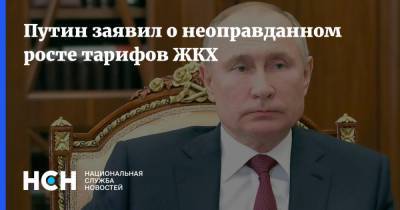 Владимир Путин - Павел Сниккарс - Путин заявил о неоправданном росте тарифов ЖКХ - nsn.fm - Россия