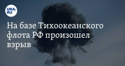 На базе Тихоокеанского флота РФ произошел взрыв - ura.news - Приморье край - Фокино