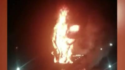 Сгоревший в Татарстане памятник был установлен с нарушениями - m24.ru - респ. Татарстан - Заинск