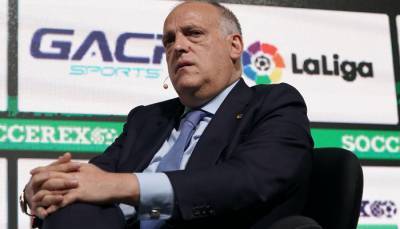 Хавьер Тебас - Федерация футбола Испании хочет отставки президента Ла Лиги Тебаса. Его сын связан с Гранадой - sportarena.com - Испания