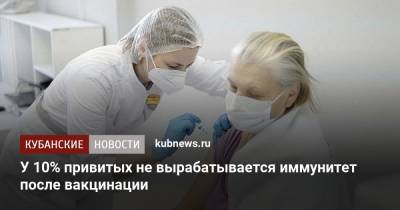 Анна Попова - У 10% привитых не вырабатывается иммунитет после вакцинации - kubnews.ru