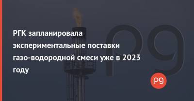 Дмитрий Фирташ - РГК запланировала экспериментальные поставки газо-водородной смеси уже в 2023 году - thepage.ua