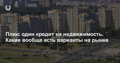 Плюс один кредит на недвижимость. Какие вообще есть варианты на рынке - news.tut.by