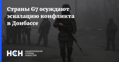 Страны G7 осуждают эскалацию конфликта в Донбассе - nsn.fm - Украина - Киев - ДНР - Донбасс - Артемовск