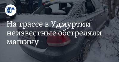 На трассе в Удмуртии неизвестные обстреляли машину - ura.news - респ. Удмуртия - Воткинск