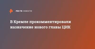 Дмитрий Песков - Элла Памфилова - В Кремле прокомментировали назначение нового главы ЦИК - ren.tv