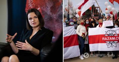 Светлана Тихановская - Светлана Тихановская объявила всенародное голосование для переговоров с властями Беларуси - obozrevatel.com