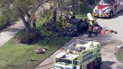 В США самолет упал прямо на автомобиль: погиб ребенок (ВИДЕО) - enovosty.com - Киев - шт.Флорида