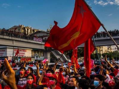 В Мьянме продолжает расти количество жертв протестов против военного режима - lenta.ua - Бирма