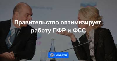 Правительство оптимизирует работу ПФР и ФСС - news.mail.ru