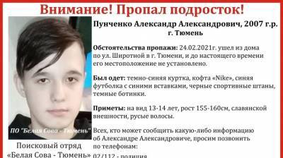 В Тюмени вторую неделю разыскивают 13-летнего мальчика - nashgorod.ru - Тюмень - Тюменская обл.