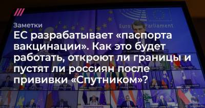 Европа разрабатывает «паспорта вакцинации». Как это будет работать, откроют ли границы и пустят ли россиян после прививки «Спутником»? - tvrain.ru - Греция