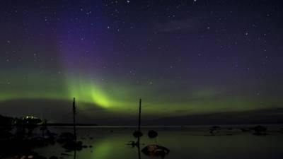 Фотограф из Петербурга снял удивительное северное сияние над Ладогой - nation-news.ru - Санкт-Петербург
