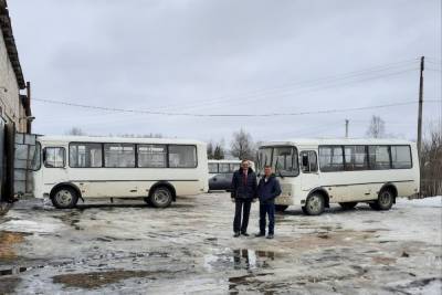 Олег Дубов - Оленинское ПАТП пополнилось двумя новыми автобусами - tver.mk.ru
