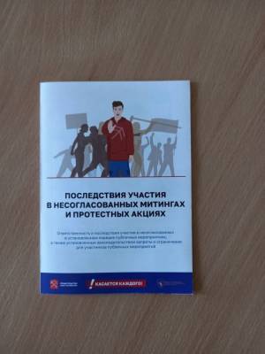 В Петербурге в школах раздают листовки об опасности участия в несогласованных акциях - znak.com - Санкт-Петербург