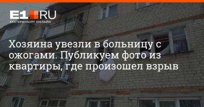 Валерий Горелых - Хозяина увезли в больницу с ожогами. Публикуем фото из квартиры, где произошел взрыв - e1.ru - Екатеринбург