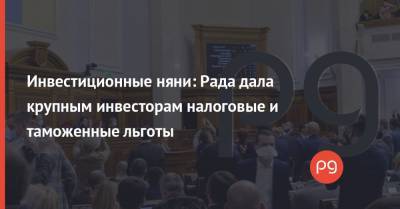Владимир Зеленский - Инвестиционные няни: Рада дала крупным инвесторам налоговые и таможенные льготы - thepage.ua