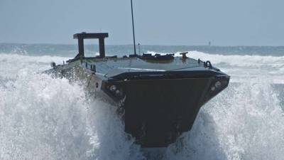 Морская пехота США показала боевые возможности новой машины-амфибии ACV (видео) - lenta.ua - США - шт. Калифорния