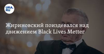 Владимир Жириновский - Сергей Карасев - Жириновский поиздевался над движением Black Lives Metter - ura.news