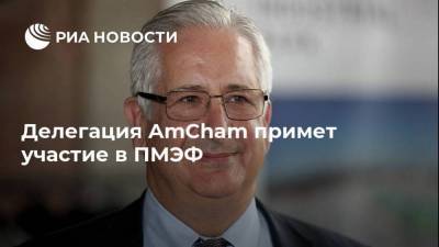 Алексис Родзянко - Делегация AmCham примет участие в ПМЭФ - smartmoney.one