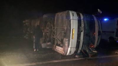 Пассажир перевернувшегося автобуса: после ДТП лед посыпали реагентом - penzainform.ru - Рязанская обл.