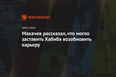 Хабиб Нурмагомедов - Ислам Махачев - Джастин Гэтжи - Махачев рассказал, что могло заставить Хабиба возобновить карьеру - championat.com