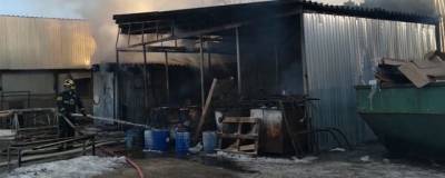 В Химках произошел пожар на стекольном заводе - runews24.ru - Московская обл.