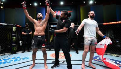 Долидзе проиграл Джайлсу на UFC Vegas 22 и потерпел первое поражение в карьере - sportarena.com - Грузия