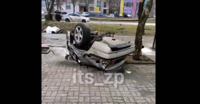 В Запорожье BMW разорвало пополам, есть погибший (ФОТО, ВИДЕО) - delo.ua - Запорожье