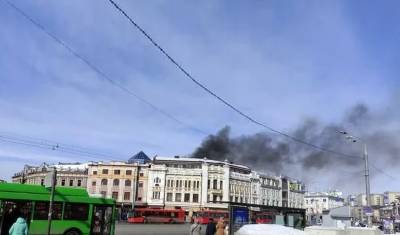 В историческом здании казанского ГУМа произошел пожар - newizv.ru - респ. Татарстан