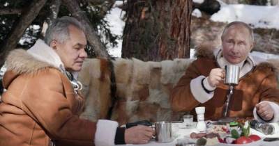 Сергей Шойгу - Владимир Путин - Тайга, сало и вездеход: Путин показал, как роскошно отдыхает на природе - tsn.ua - Крым