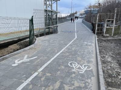 В Одессе «подлечили» просевшую велоэстакаду на 10-й станции Фонтана (фото) - odessa-life.od.ua - Одесса