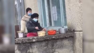 Андрей Садовый - Владислава Грин - Видео с обедом пациентов с COVID-19 в украинской больнице возмутило пользователей Сети - nation-news.ru - Львов