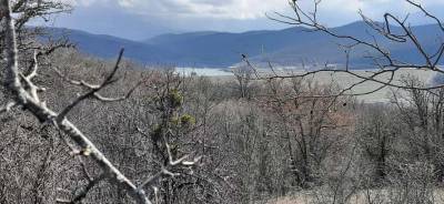 В Крыму стремительно истощается еще один водоем (фото) - lenta.ua - Крым - Ukraine