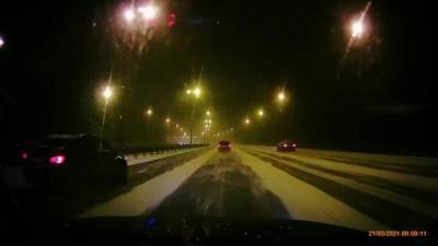 Массовая авария на КАД в Петербурге произошла из-за мокрого снега - piter.tv - Санкт-Петербург - Петербург