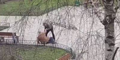 Драка двух пожилых мужчин в Одессе попала на видео и позабавила сеть - ТЕЛЕГРАФ - telegraf.com.ua - Одесса