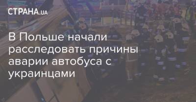 Олег Николенко - В Польше начали расследовать причины аварии автобуса с украинцами - strana.ua