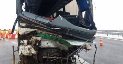 ДТП с украинским автобусом в Польше: появилось видео с места аварии - dsnews.ua - Польша
