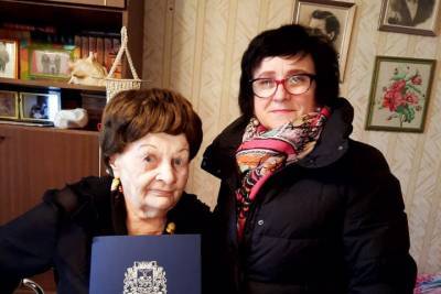 90-летний юбилей отметила псковичка, бывшая узница концлагерей - mk-pskov.ru - Санкт-Петербург - Киргизия - респ. Алтай - Псков