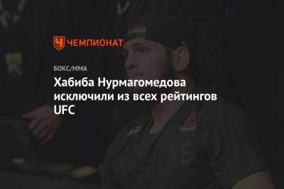 Хабиб Нурмагомедов - Усман Камару - Джон Джонс - Александр Волкановски - Джастин Гэтжи - Хабиба Нурмагомедова исключили из всех рейтингов UFC - championat.com