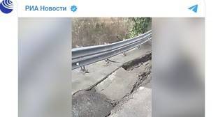 Дорожники из-за оползня ограничили для жителей и гостей Сочи проезд по федеральной автотрассе - kavkaz-uzel.eu - Сочи