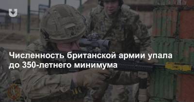 Численность британской армии упала до 350-летнего минимума - news.tut.by - Англия - Иран - Европа