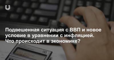 Подвешенная ситуация с ВВП и новое условие в уравнении с инфляцией. Что происходит в экономике? - news.tut.by