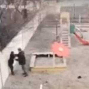 На детской площадке в Днепре мужчина до крови избил ребенка. Видео - reporter-ua.com - Днепр