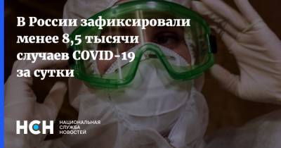 В России зафиксировали менее 8,5 тысячи случаев COVID-19 за сутки - nsn.fm - Москва - Россия - Санкт-Петербург