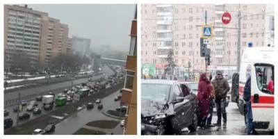 "Решил, что самый умный и не пропустил": в Харькове авария со скорой, образовалась огромная пробка - kharkov.politeka.net - Харьков