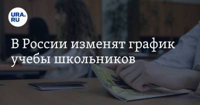 Сергей Кравцов - В России изменят график учебы школьников - ura.news